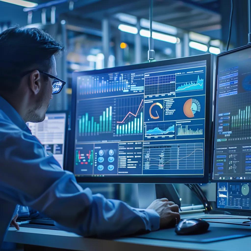 Automated testing results being analyzed, showcasing the efficiency and speed of automation in QA
