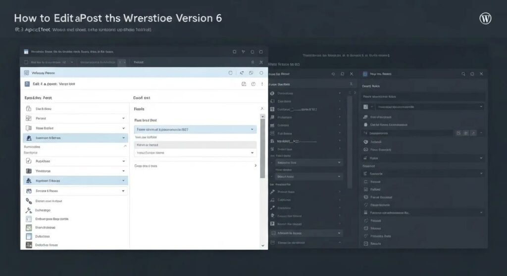 how to edit post in wordpress