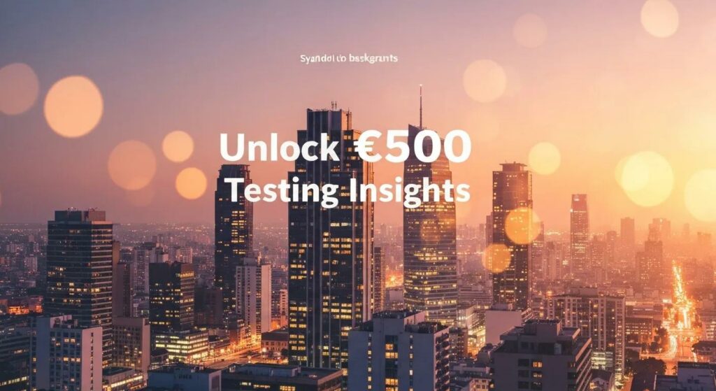 Unlock €500 Testing Insights